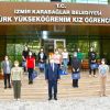 Atatürk Yükseköğrenim Kız Öğrenci Yurdu’nda Barınan Sağlık Emekçilerini Ziyaret Etti.