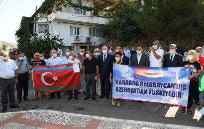 Karabağlar'dan Azerbaycan'a destek