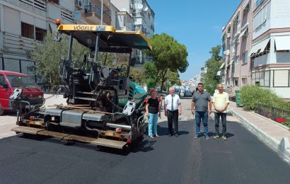 Karabağlar'da asfalt çalışmaları hız kesmedi