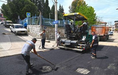 Karabağlar Belediyesi asfaltlama sezonuna hızlı başladı