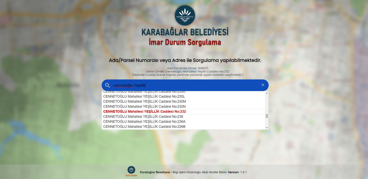 İmar Durumu Sorgulama